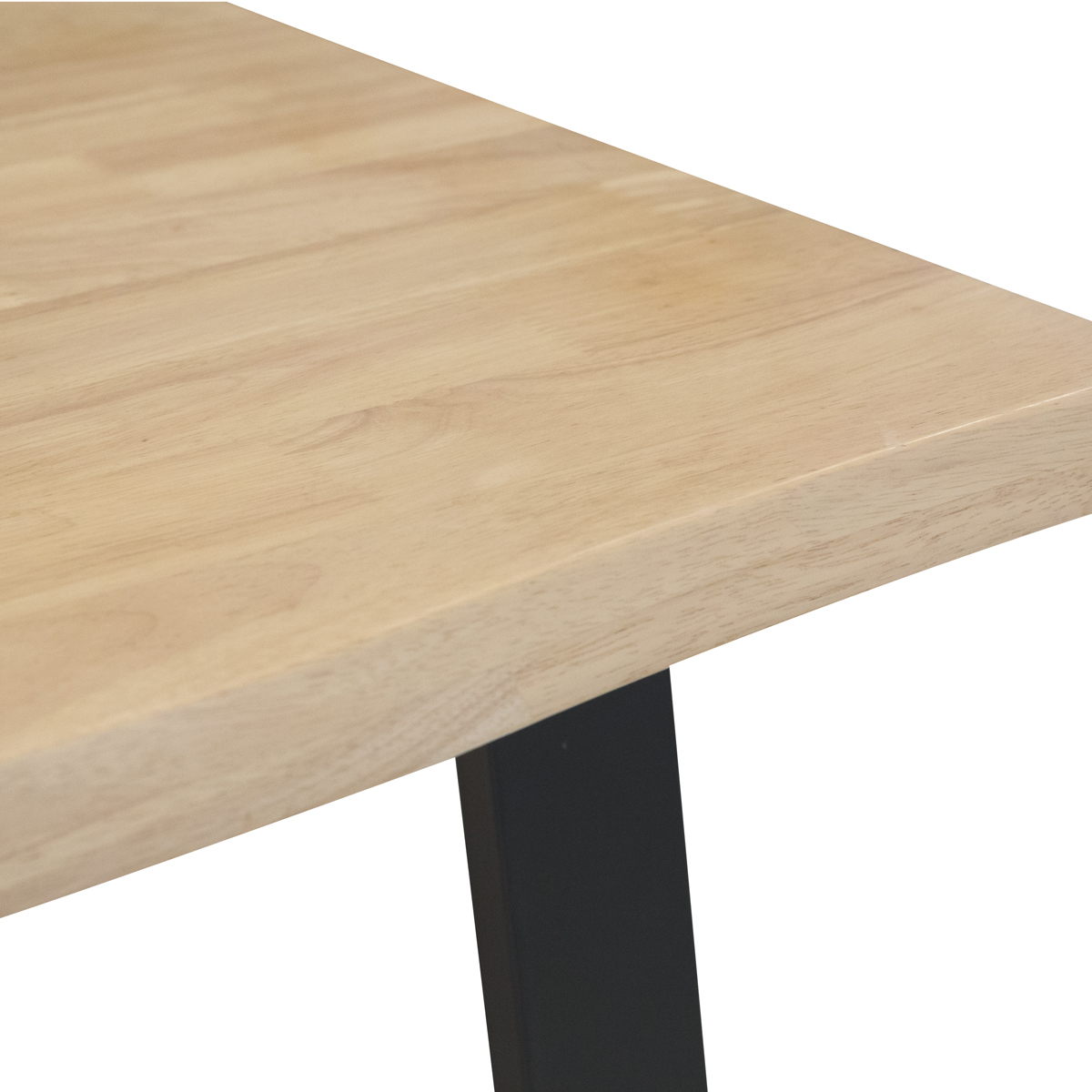 Fletcher Washed Oak Faux Live Edge Dining Table 240cm