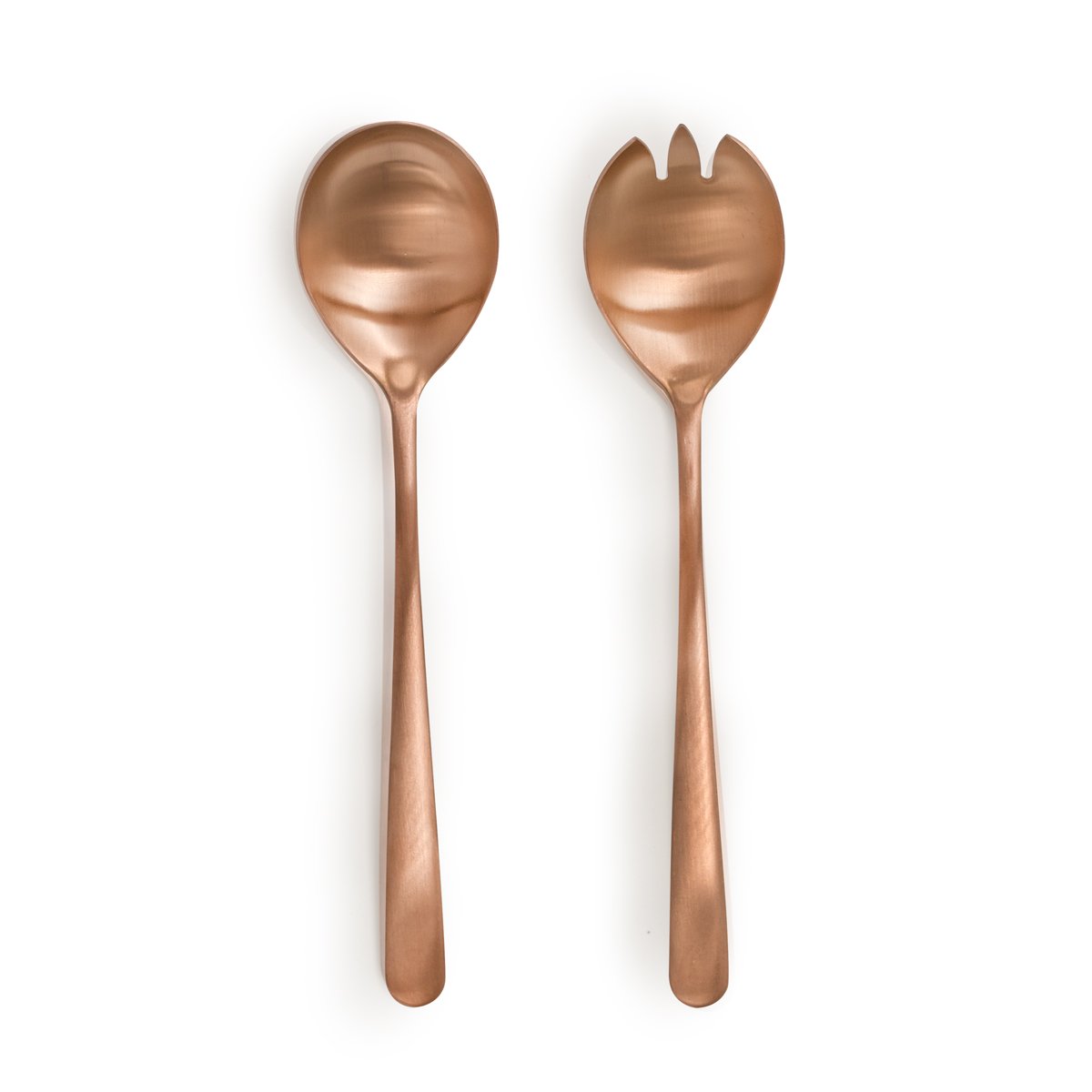 Thea Matt Rose Gold Salad Fork & Spoon Set