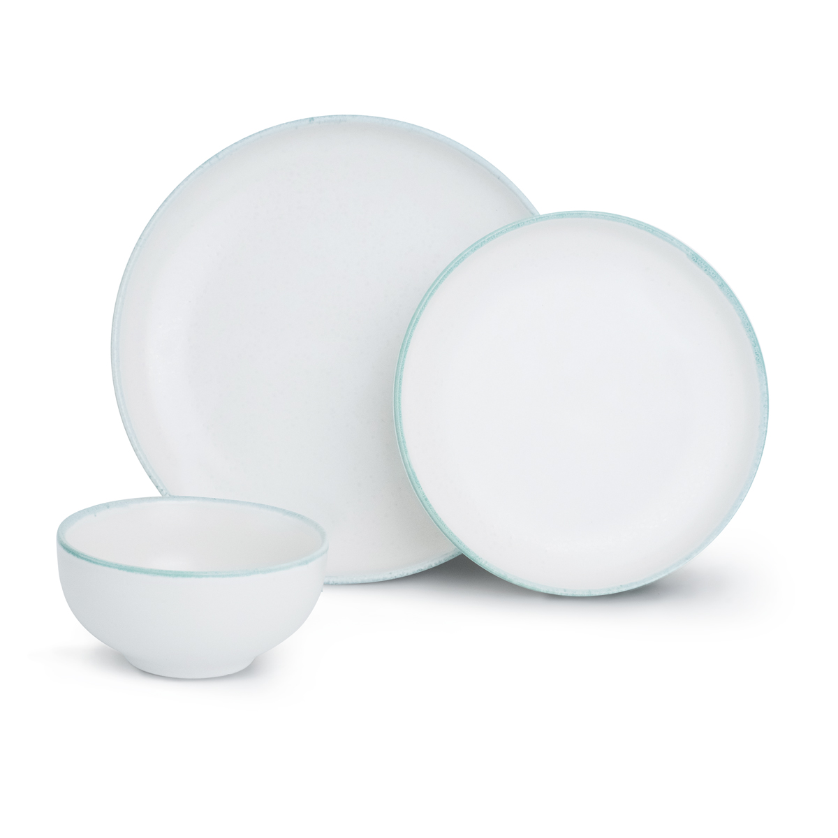 Crystal Tiffany Reactive Rim12-piece Dinner Set