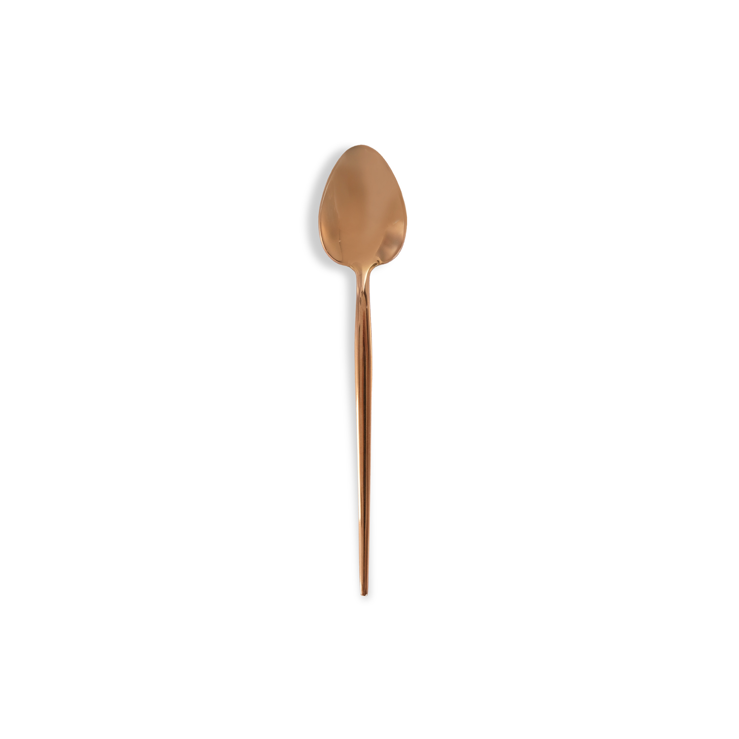 Shiny Rose Gold 5pcs Cutlery Portable Set