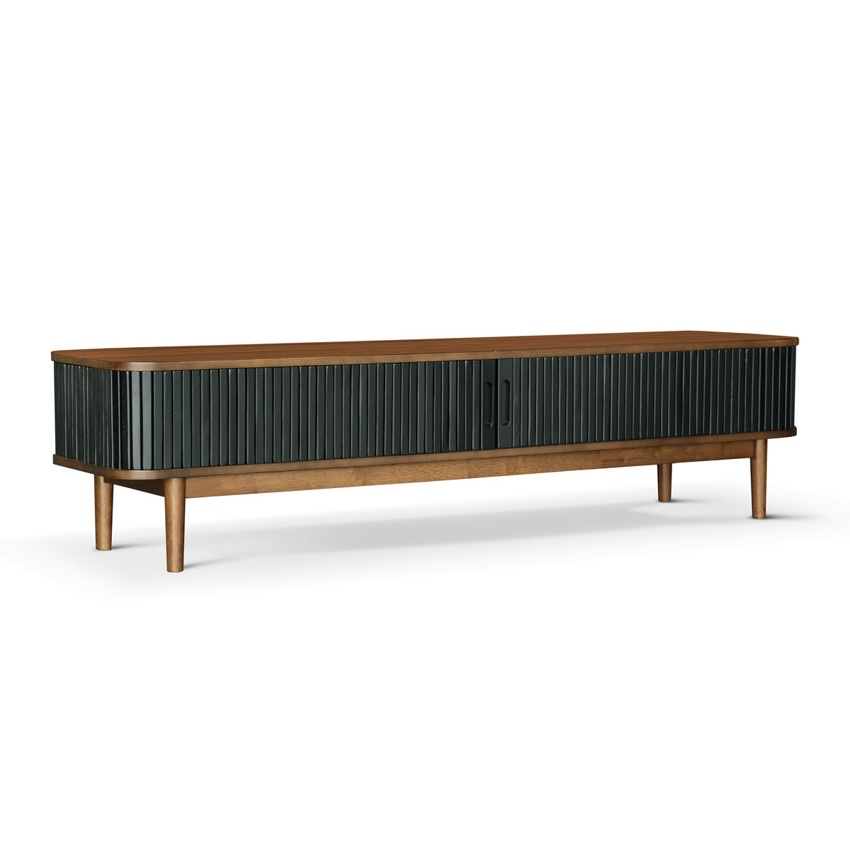 Tyler Ebony Low TV Cabinet 180cm