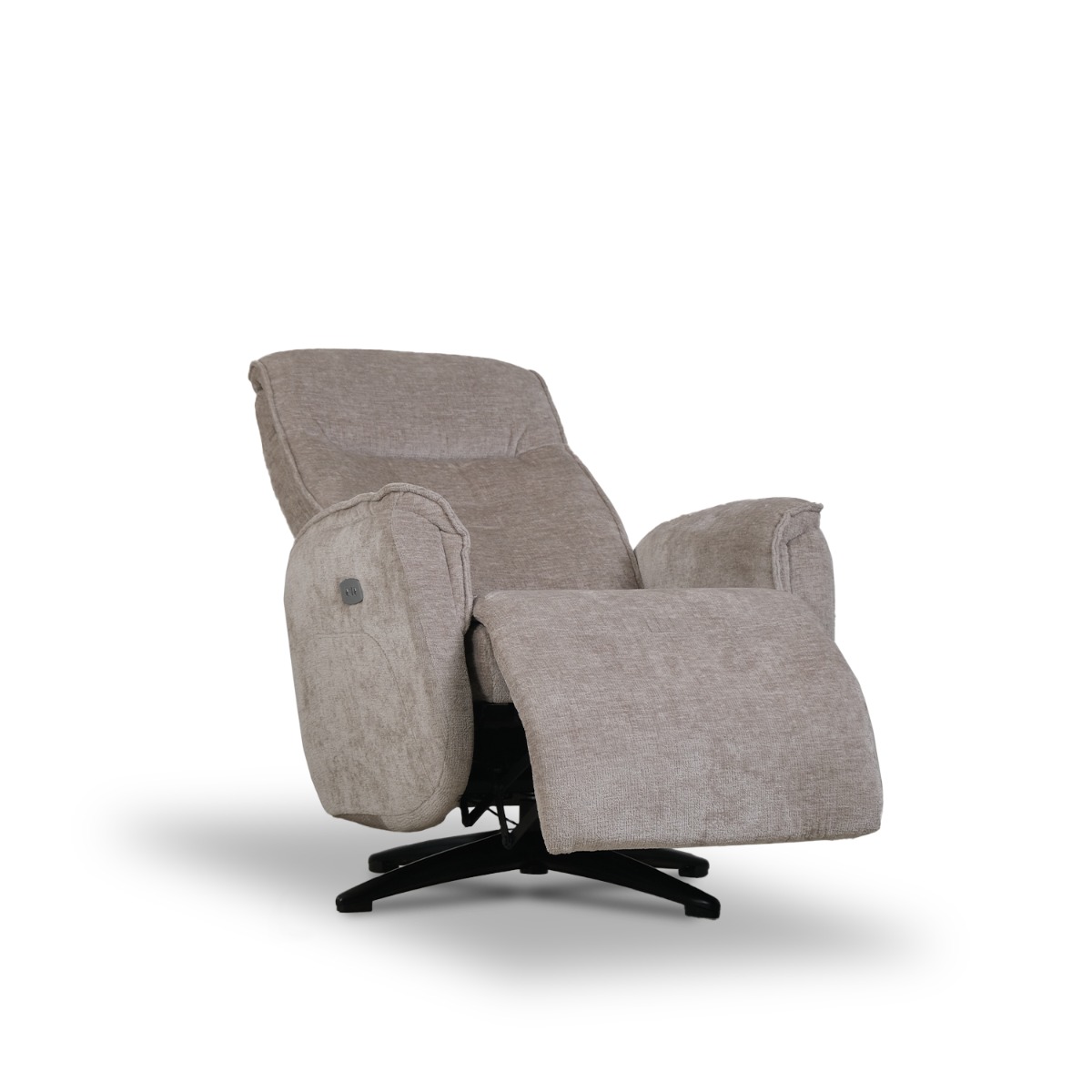 Alfie Sand Brown Power Reclining Lounge Chair