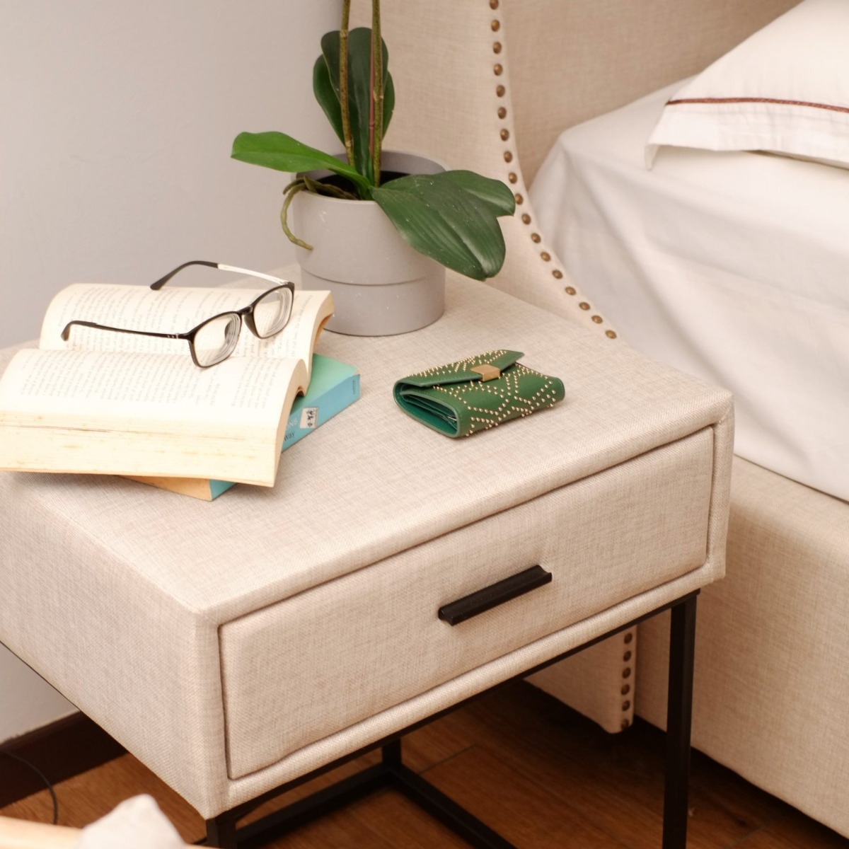 Anders Oatmeal Side Table