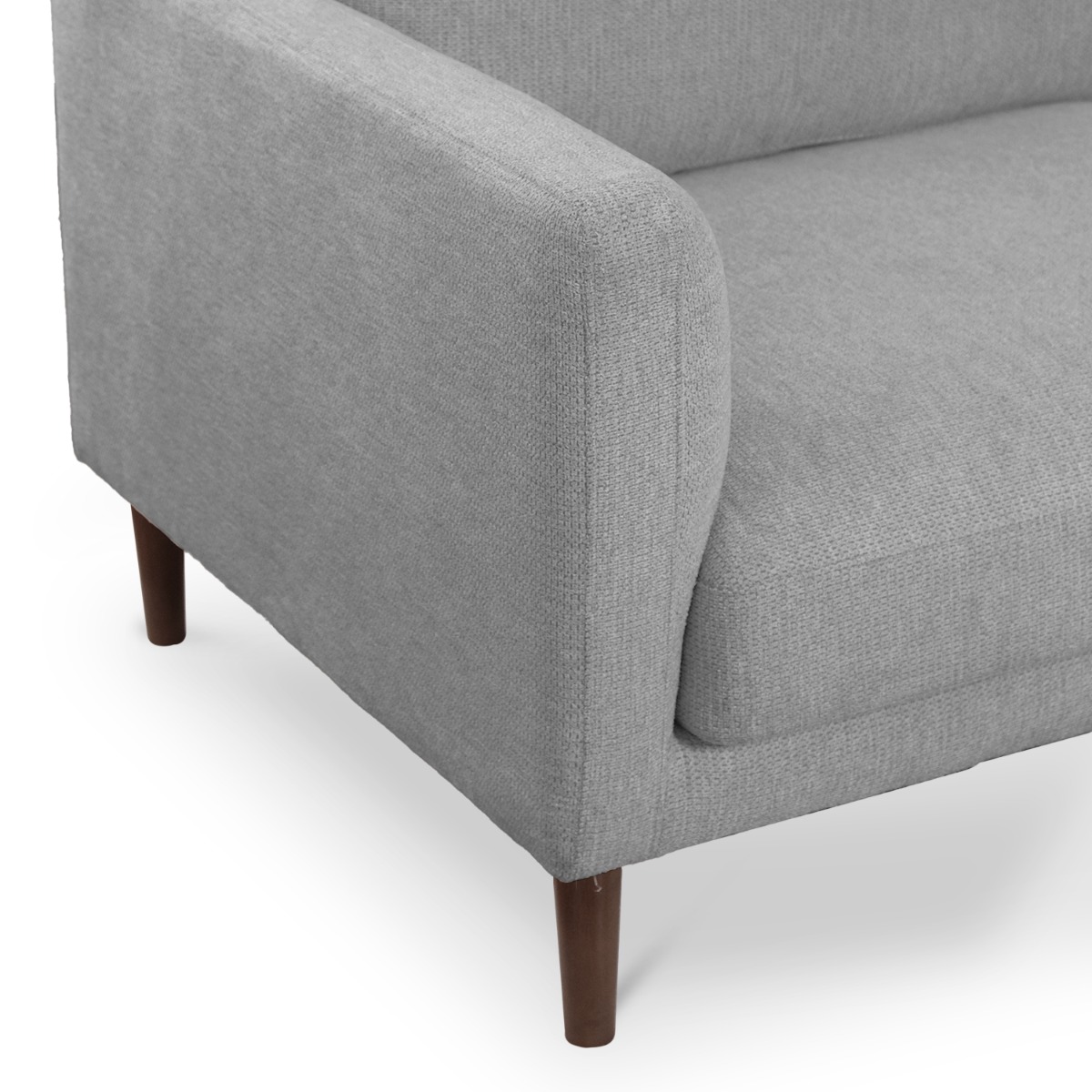 Arlen Light Grey 3 Seater Sofa