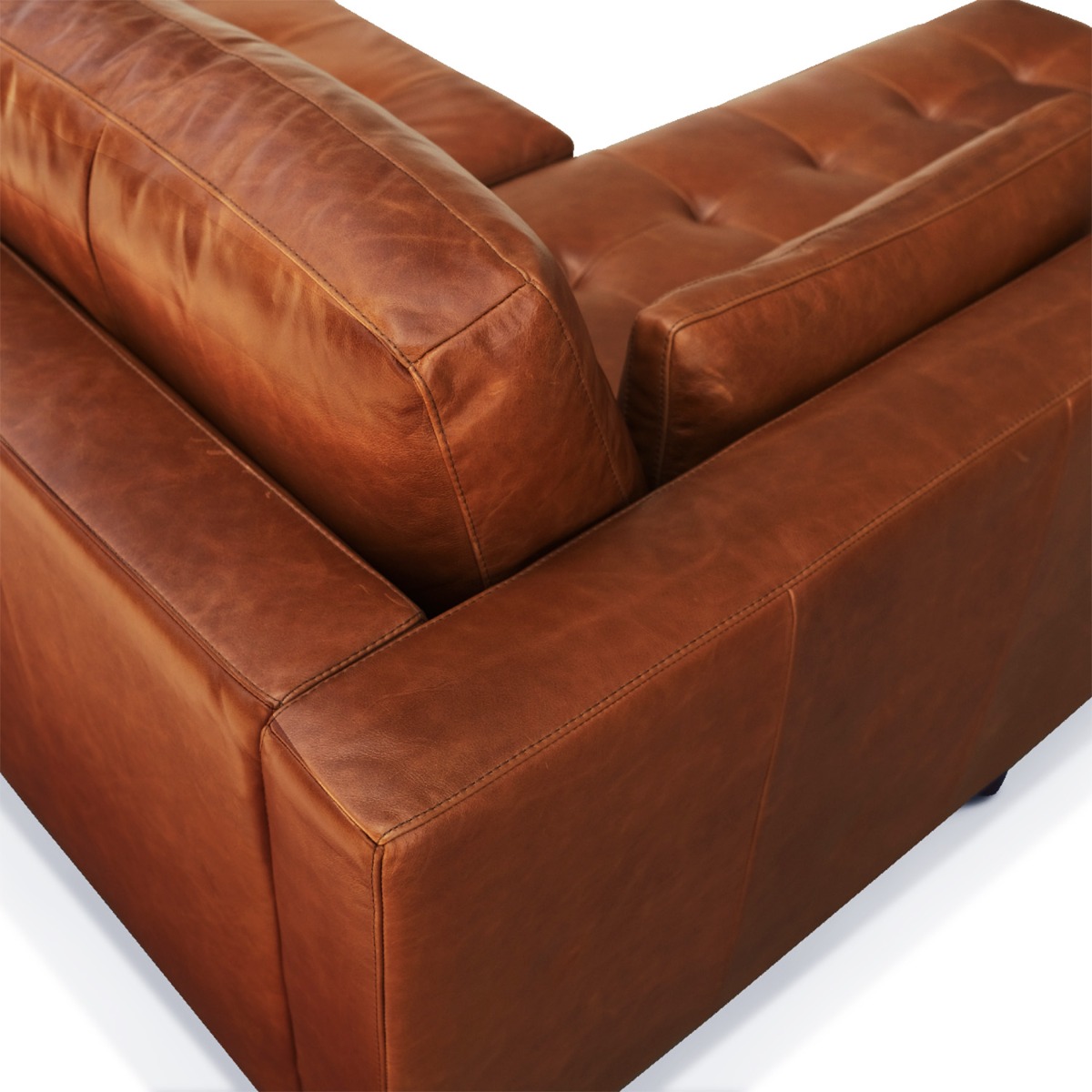 Arthur Right Sectional Sofa Anilina Leather
