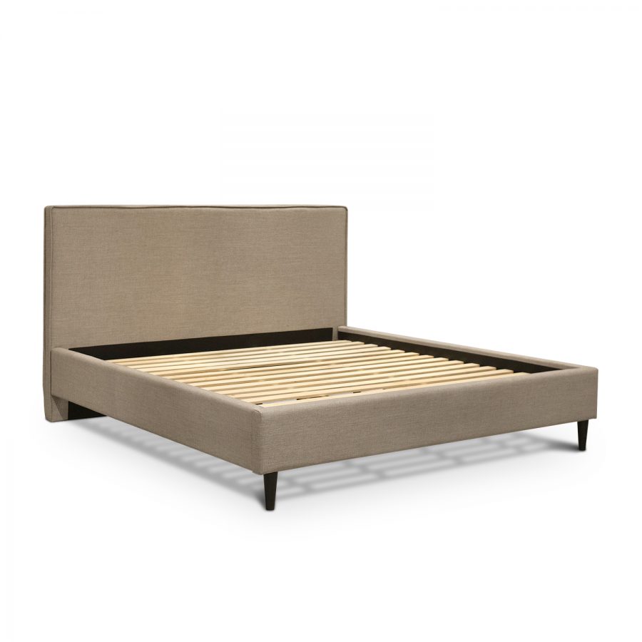 Ava Sand Beige King Bed