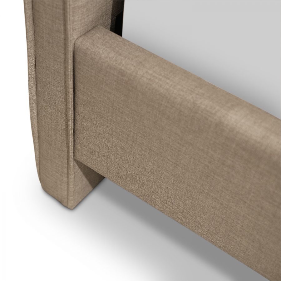 Ava Sand Beige King Bed