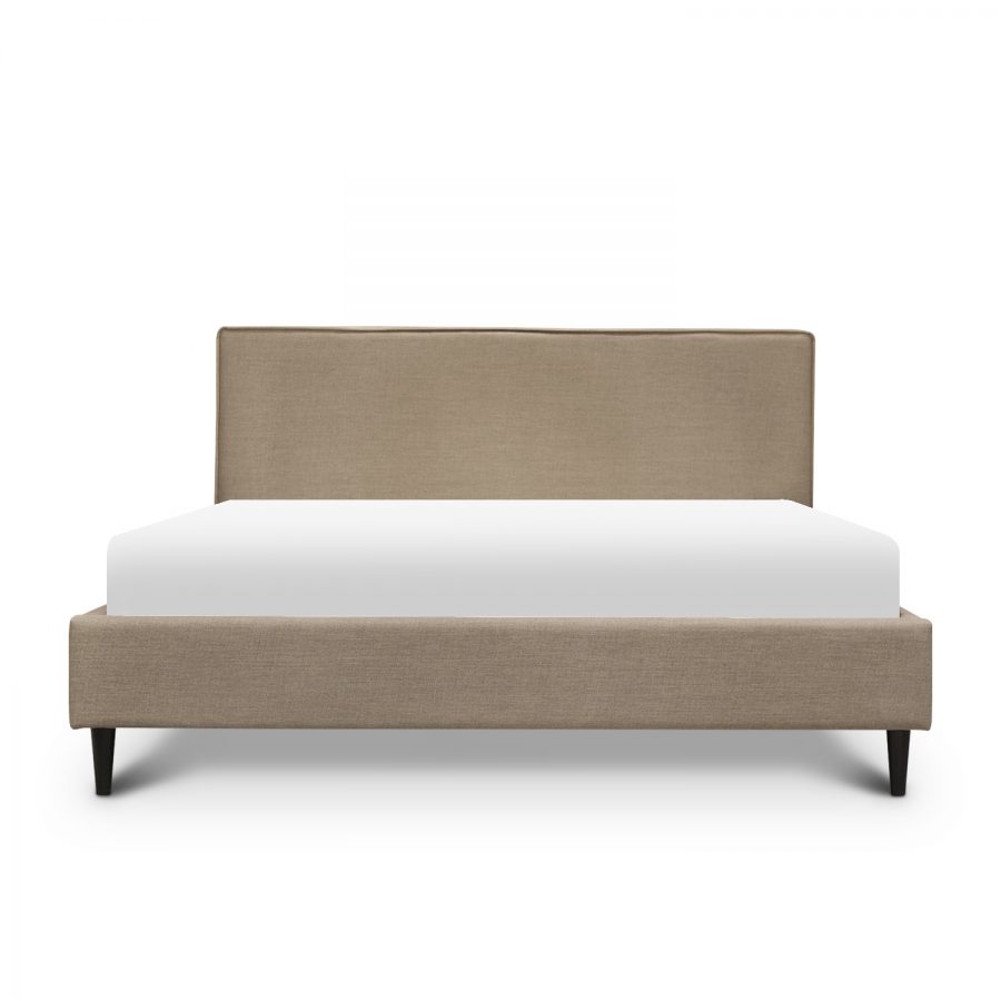 Ava Sand Beige King Bed