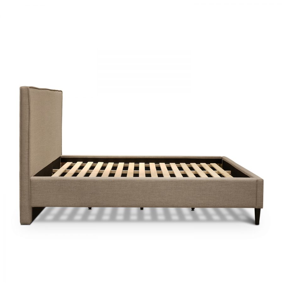 Ava Sand Beige King Bed