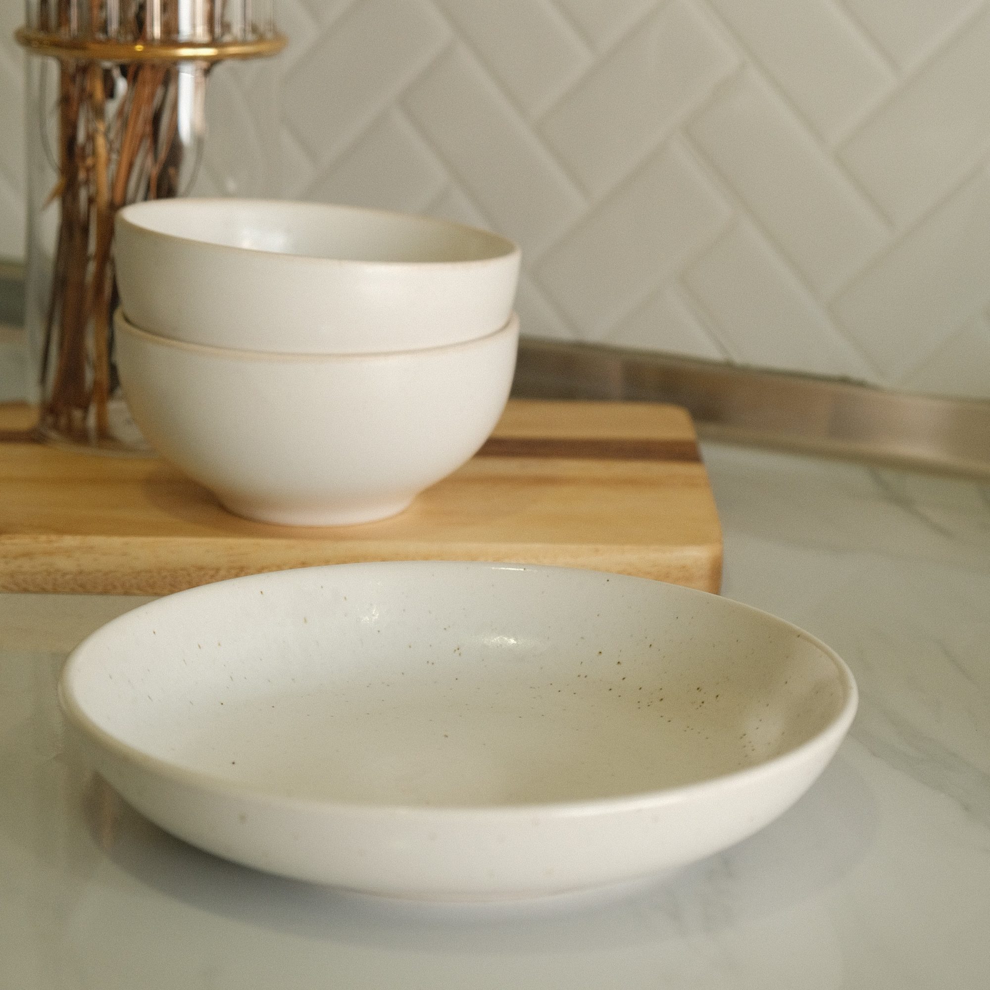 Calla White Deep Plate