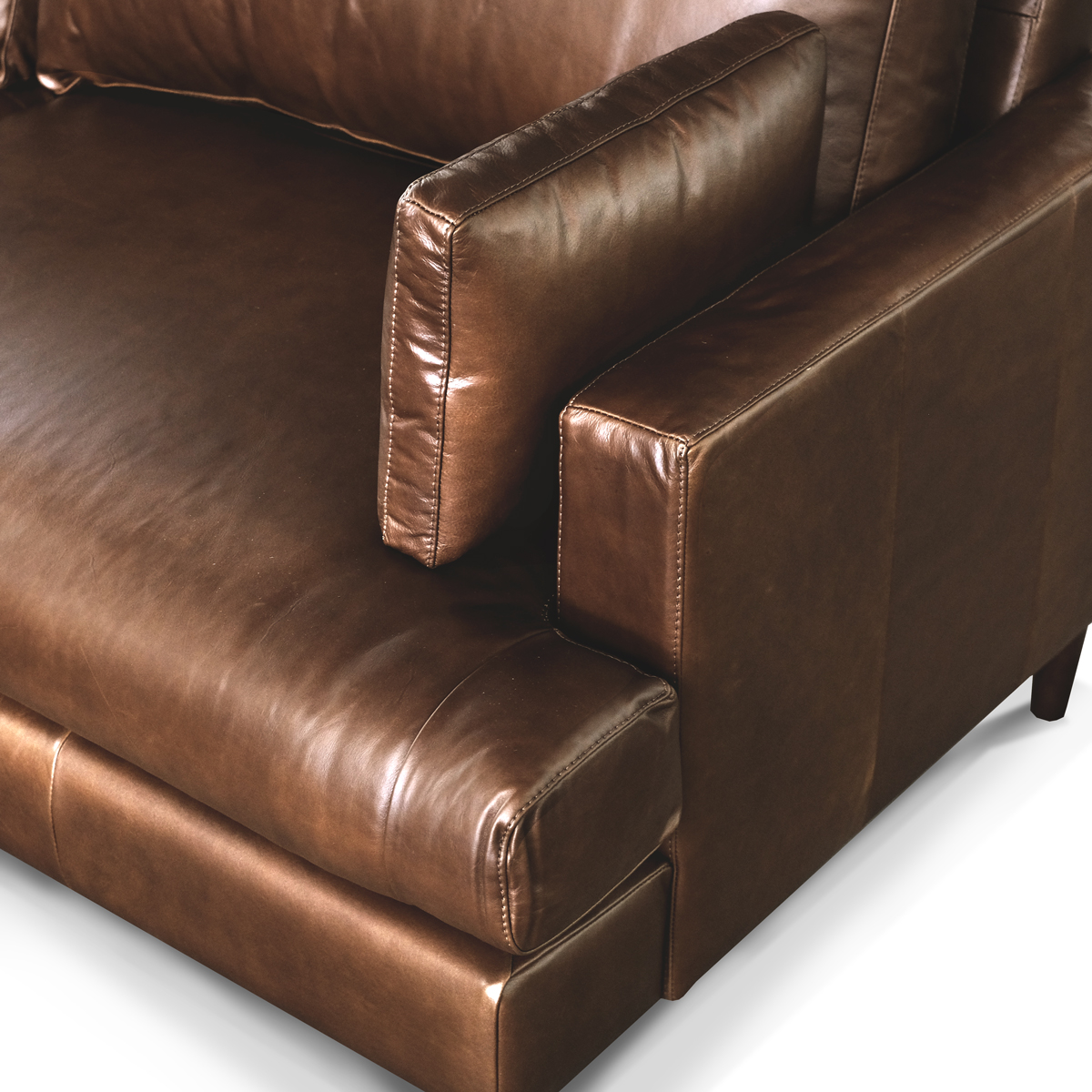 Jarred Vintage Leather 3 Seater Sofa