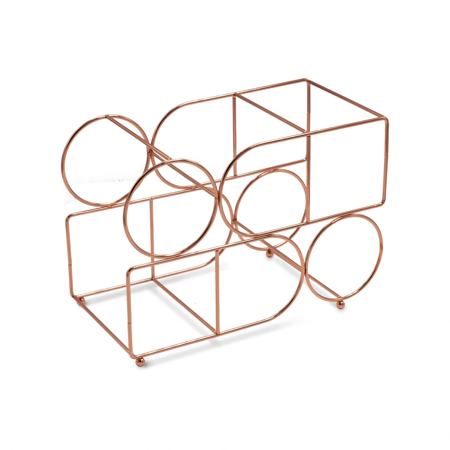 Essen Copper 6 Bottle Wine Rack (Markdown)