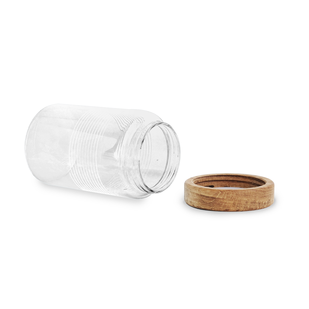 Bennett Storage Jar with Oak Lid - M