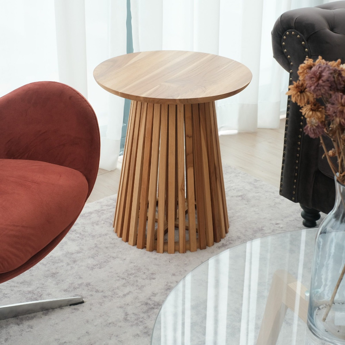 Balboa Teak Accent Table