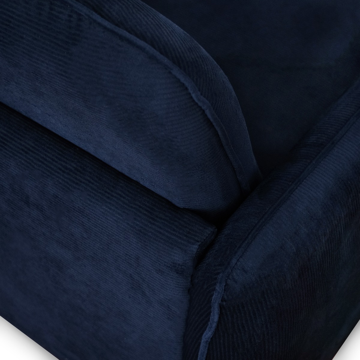 Becca Corduroy Navy 3 Seater Sofa