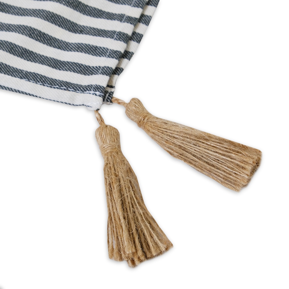 Bengal Stripes Cotton Table Runner 40x180cm Black