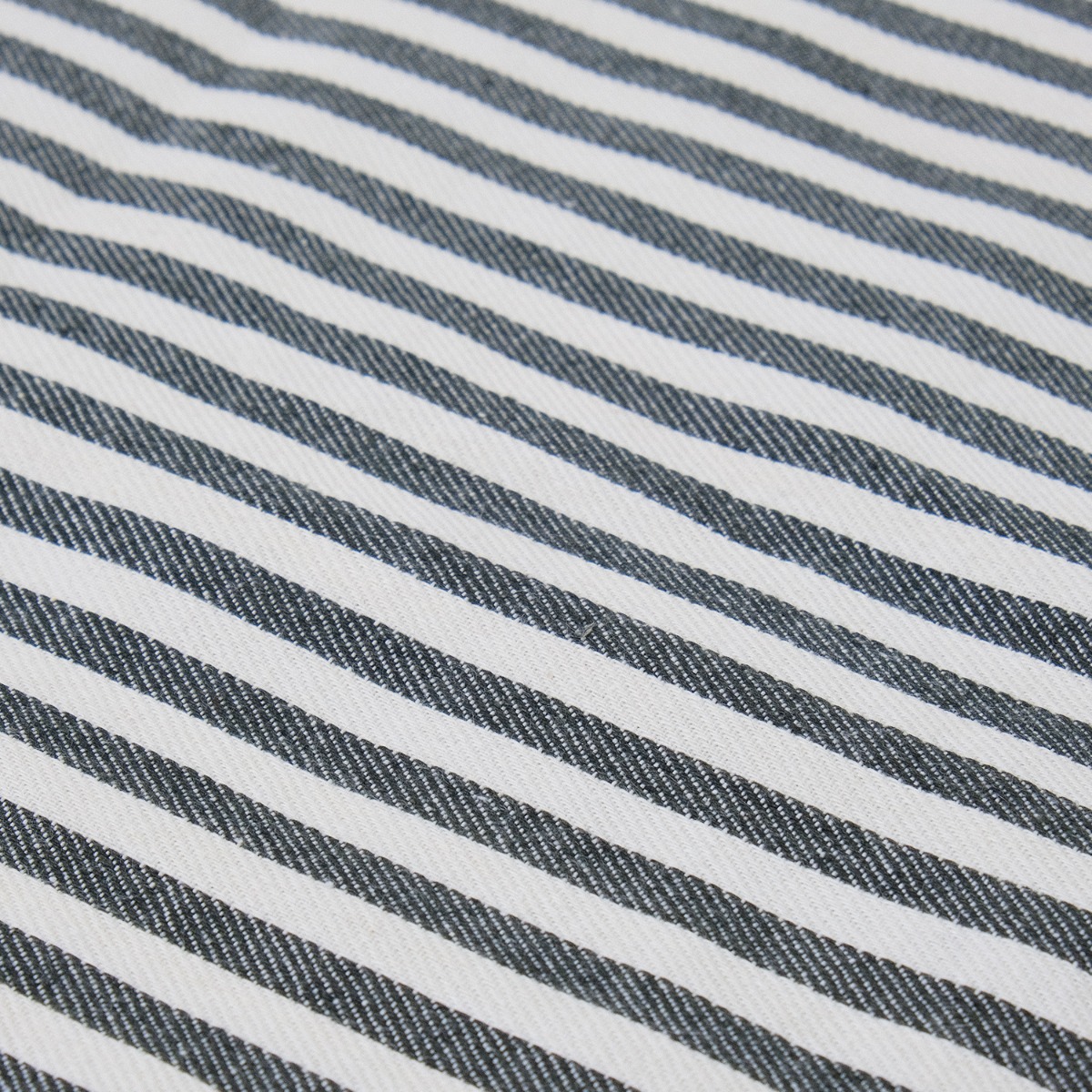 Bengal Stripes Cotton Table Runner 40x180cm Black