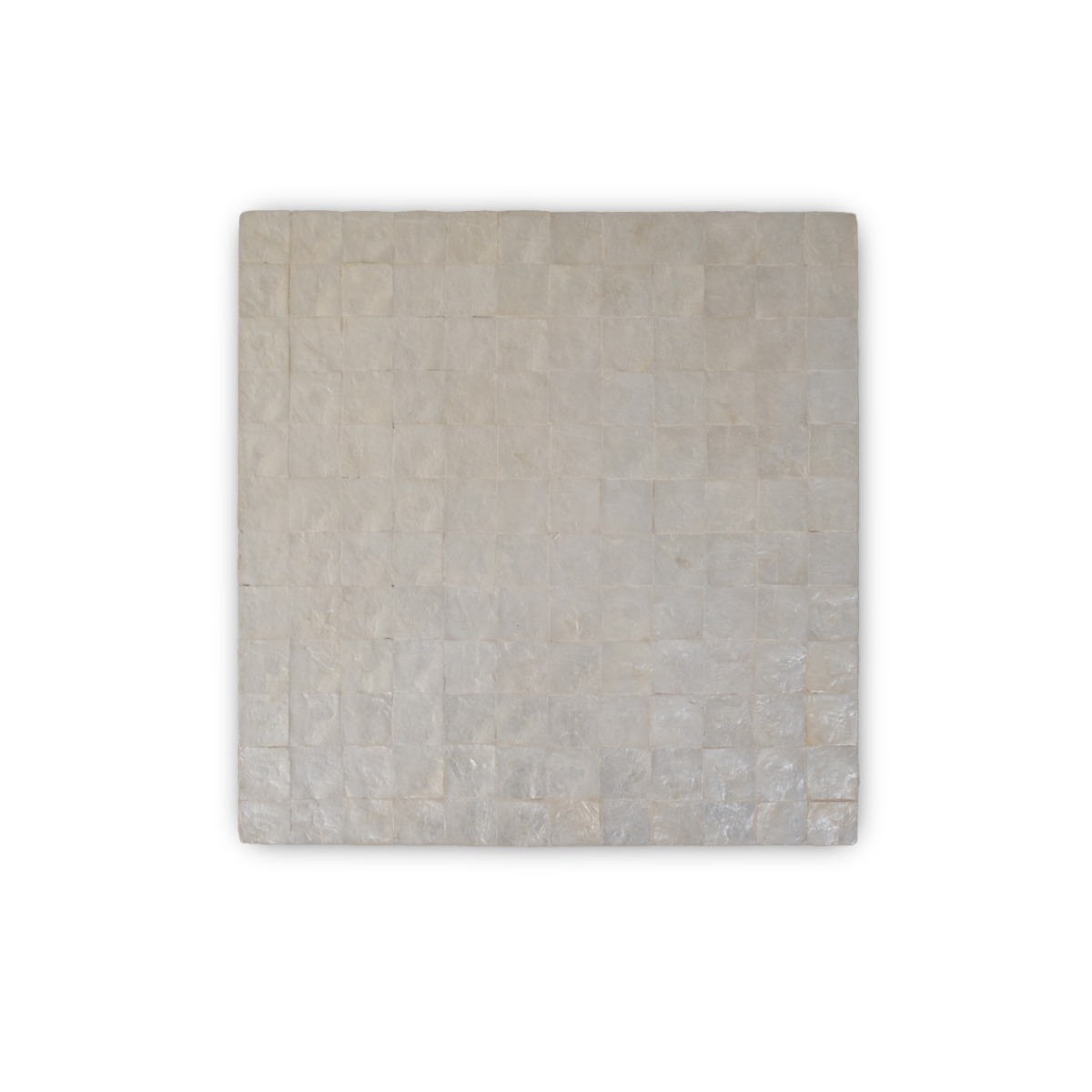 Bhavi Capiz White Side Table