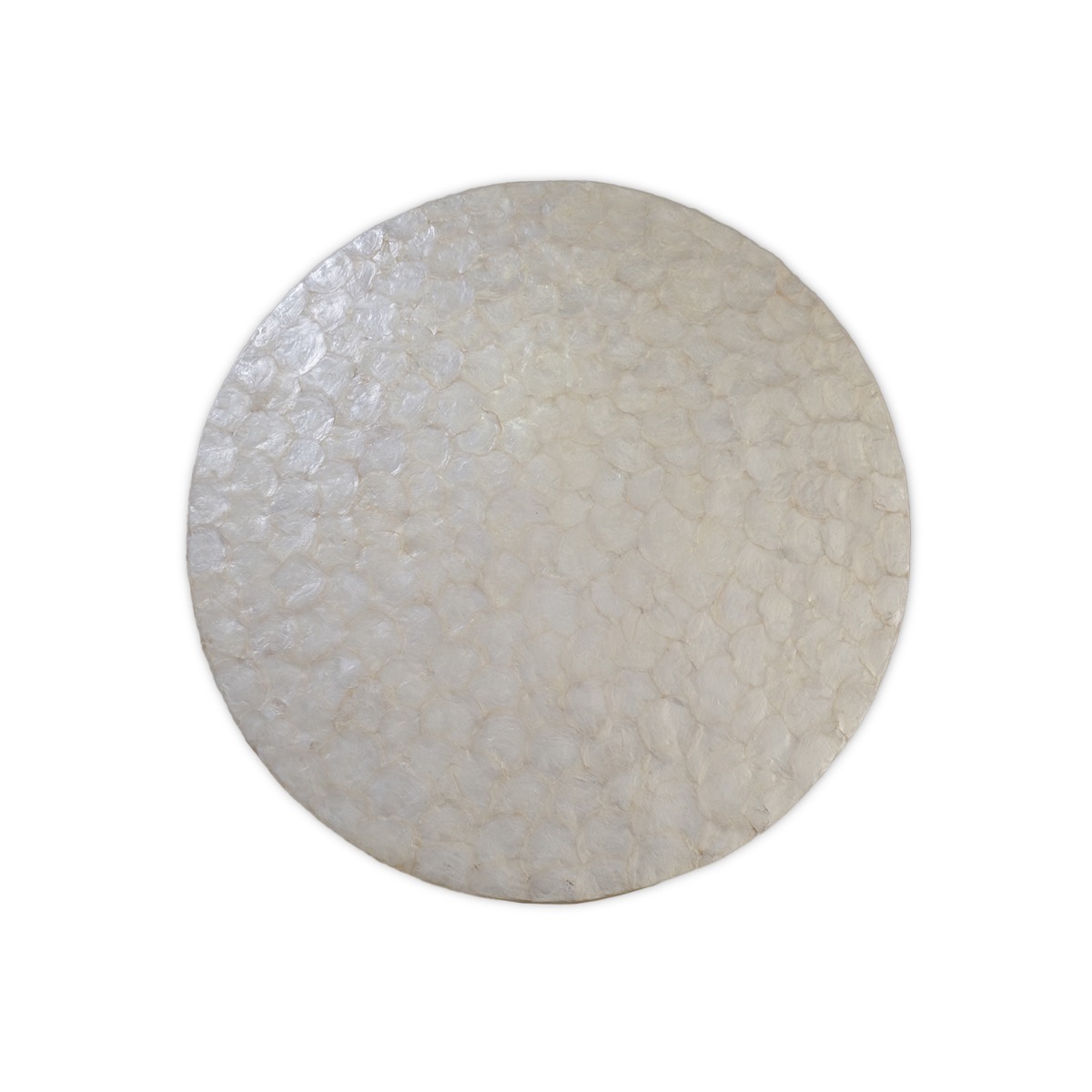 Bima Capiz White Round Coffee Table