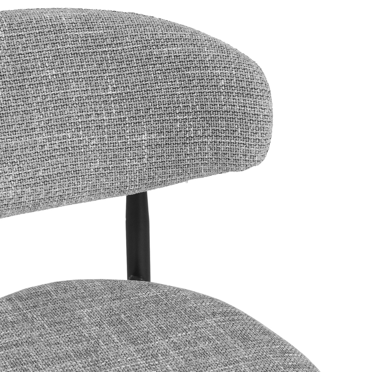 Bliss Ebony Bar Stool Slate Grey