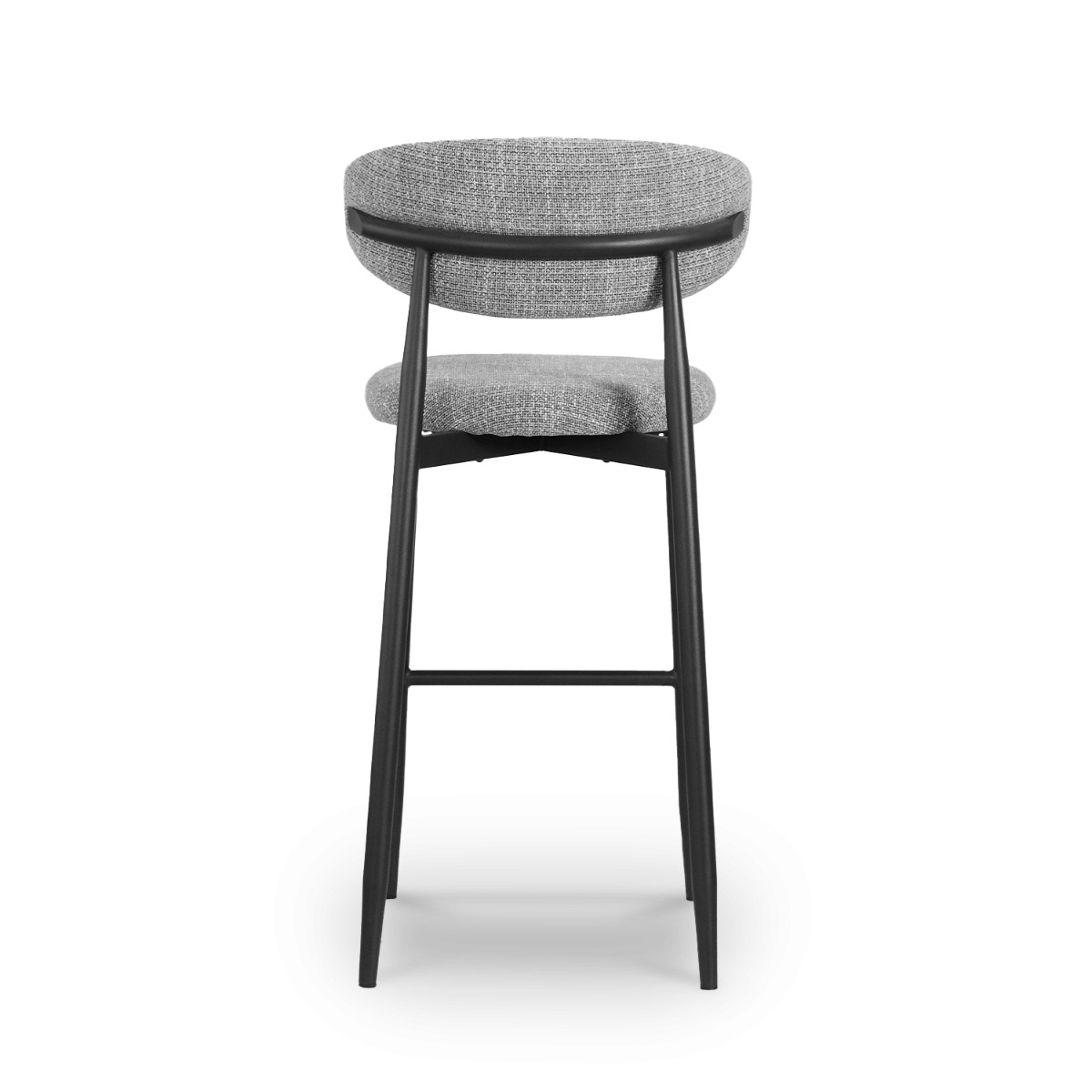 Bliss Ebony Bar Stool Slate Grey