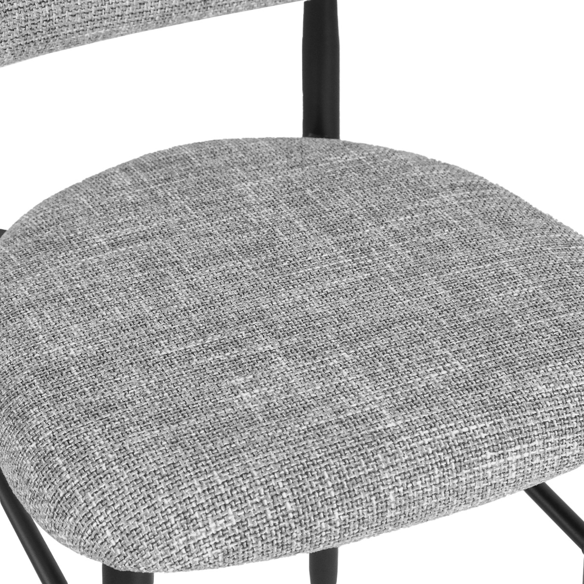 Bliss Ebony Bar Stool Slate Grey