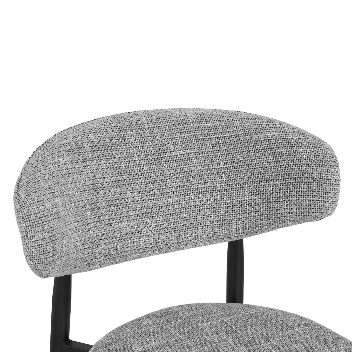 Bliss Ebony Bar Stool Slate Grey
