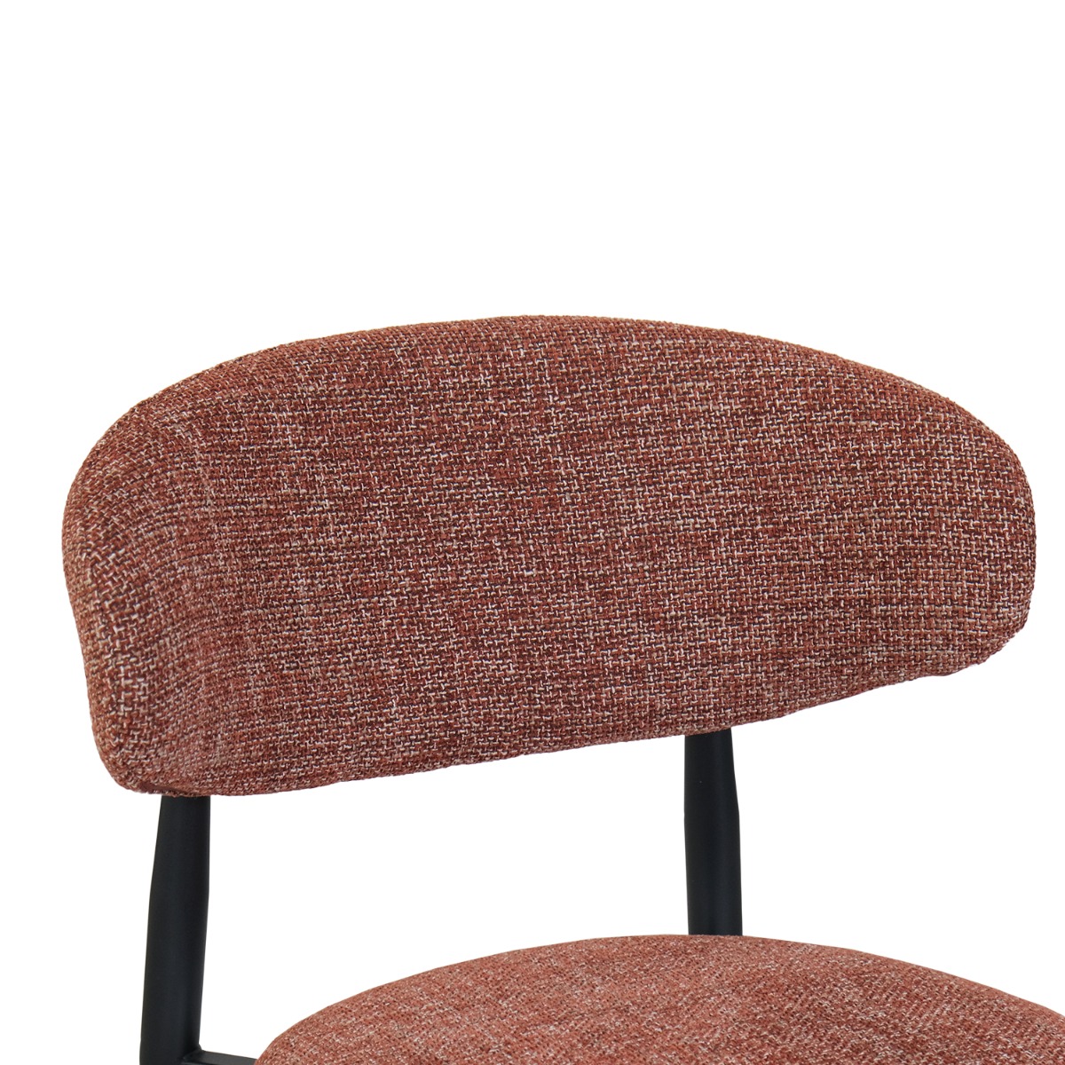 Bliss Ebony Dining Chair Sunset Red