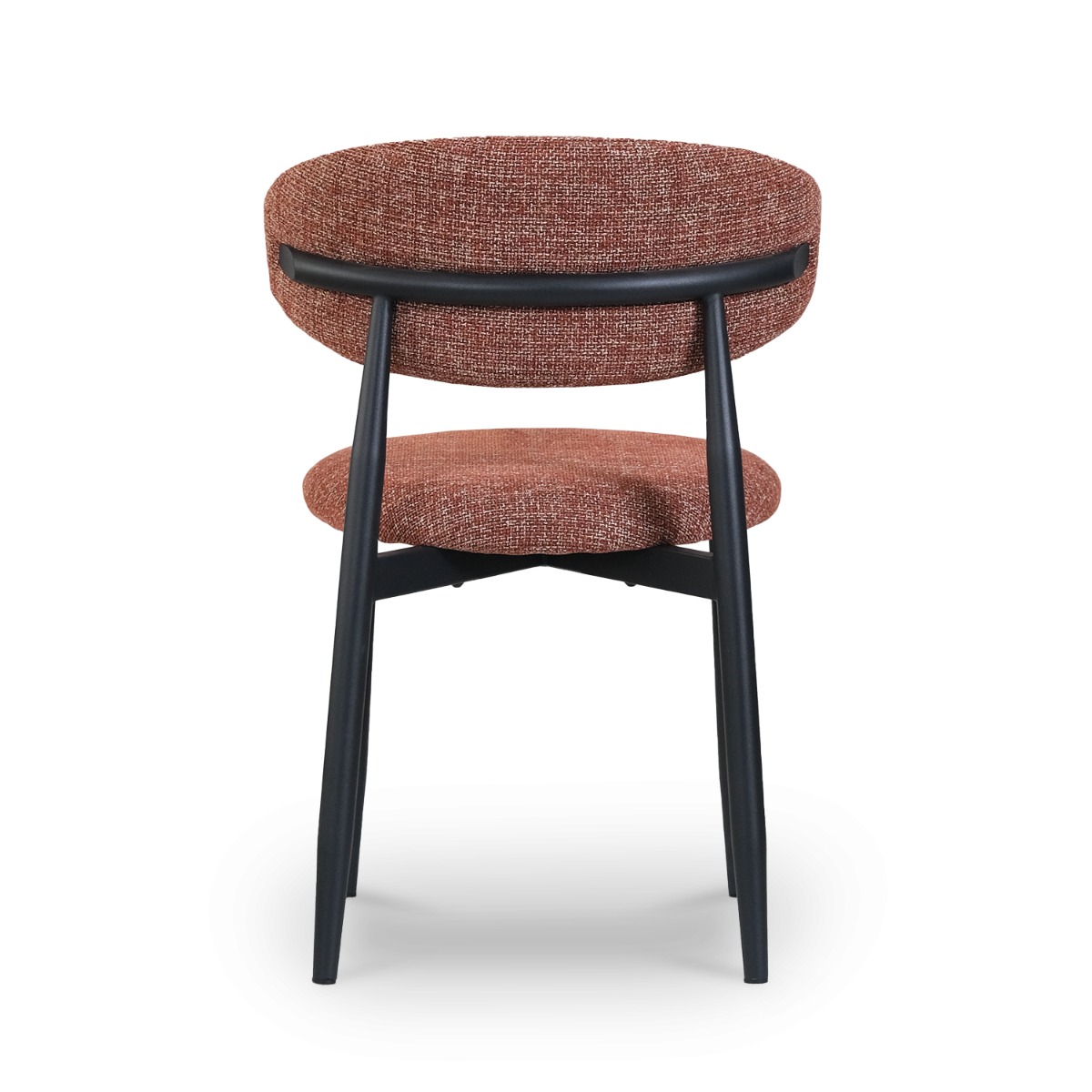 Bliss Ebony Dining Chair Sunset Red