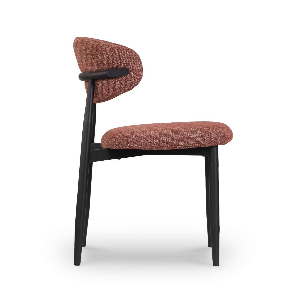 Bliss Ebony Dining Chair Sunset Red