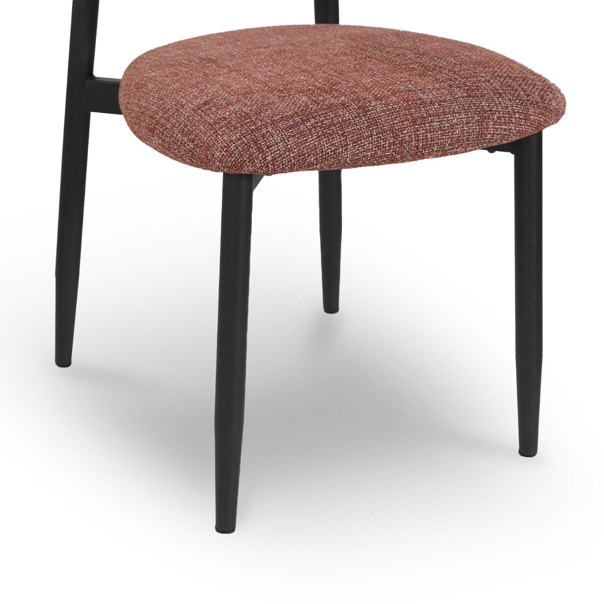 Bliss Ebony Dining Chair Sunset Red