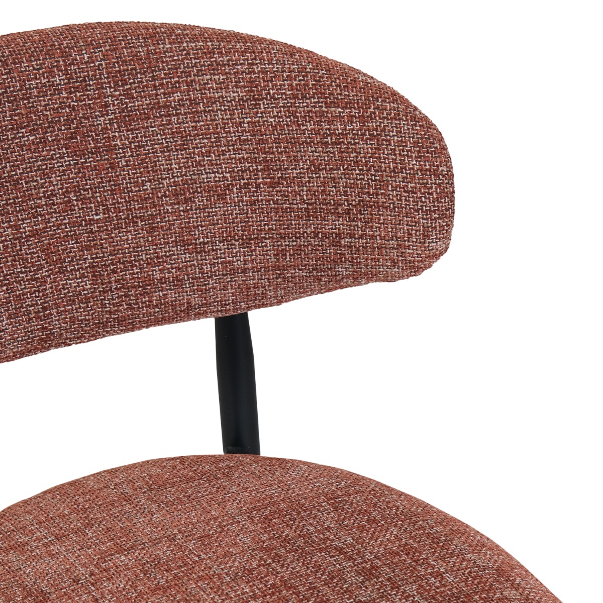 Bliss Ebony Dining Chair Sunset Red