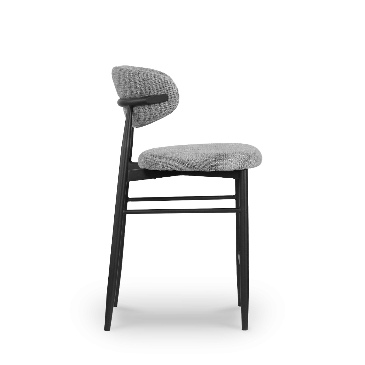 Bliss Ebony Counter Stool Slate Grey