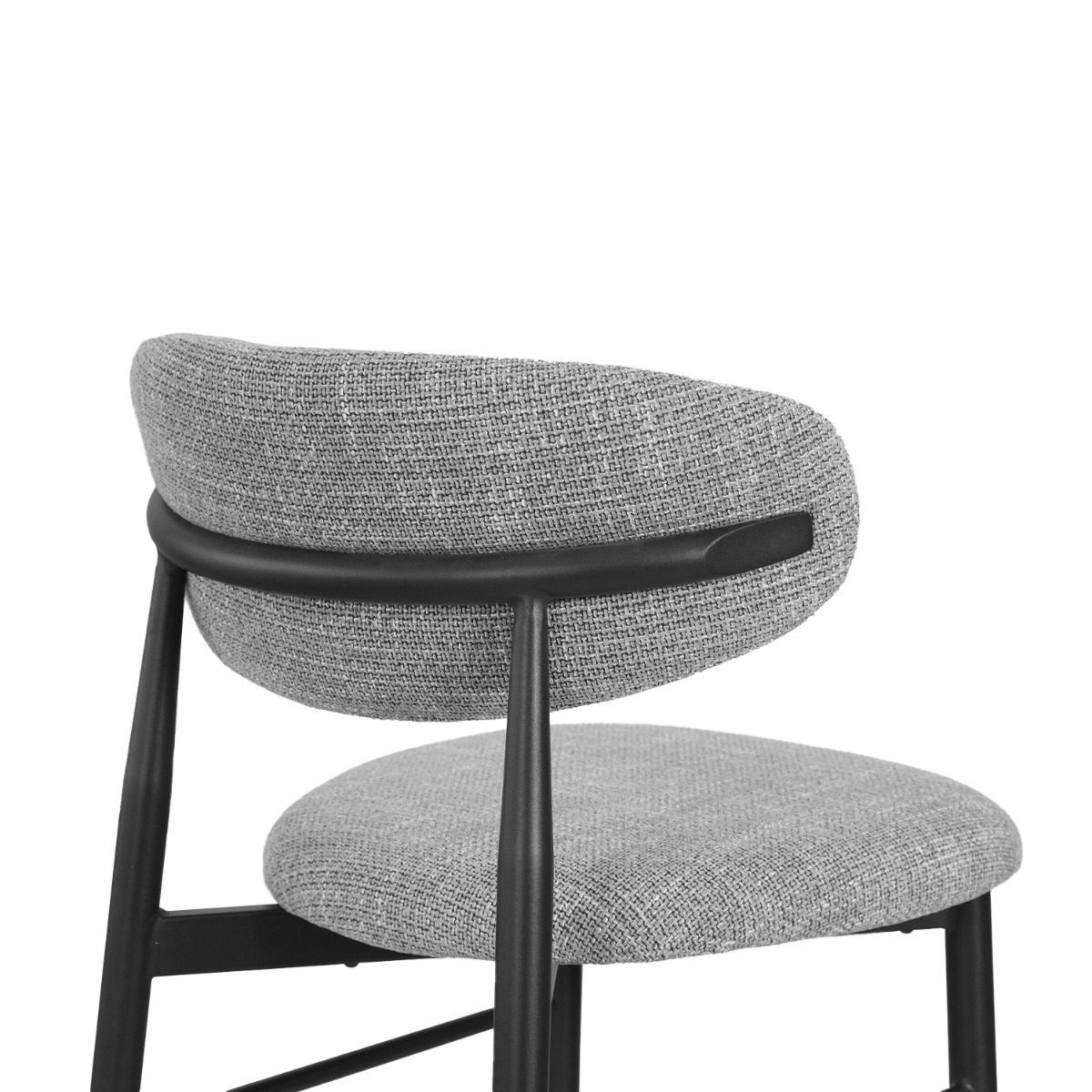 Bliss Ebony Counter Stool Slate Grey