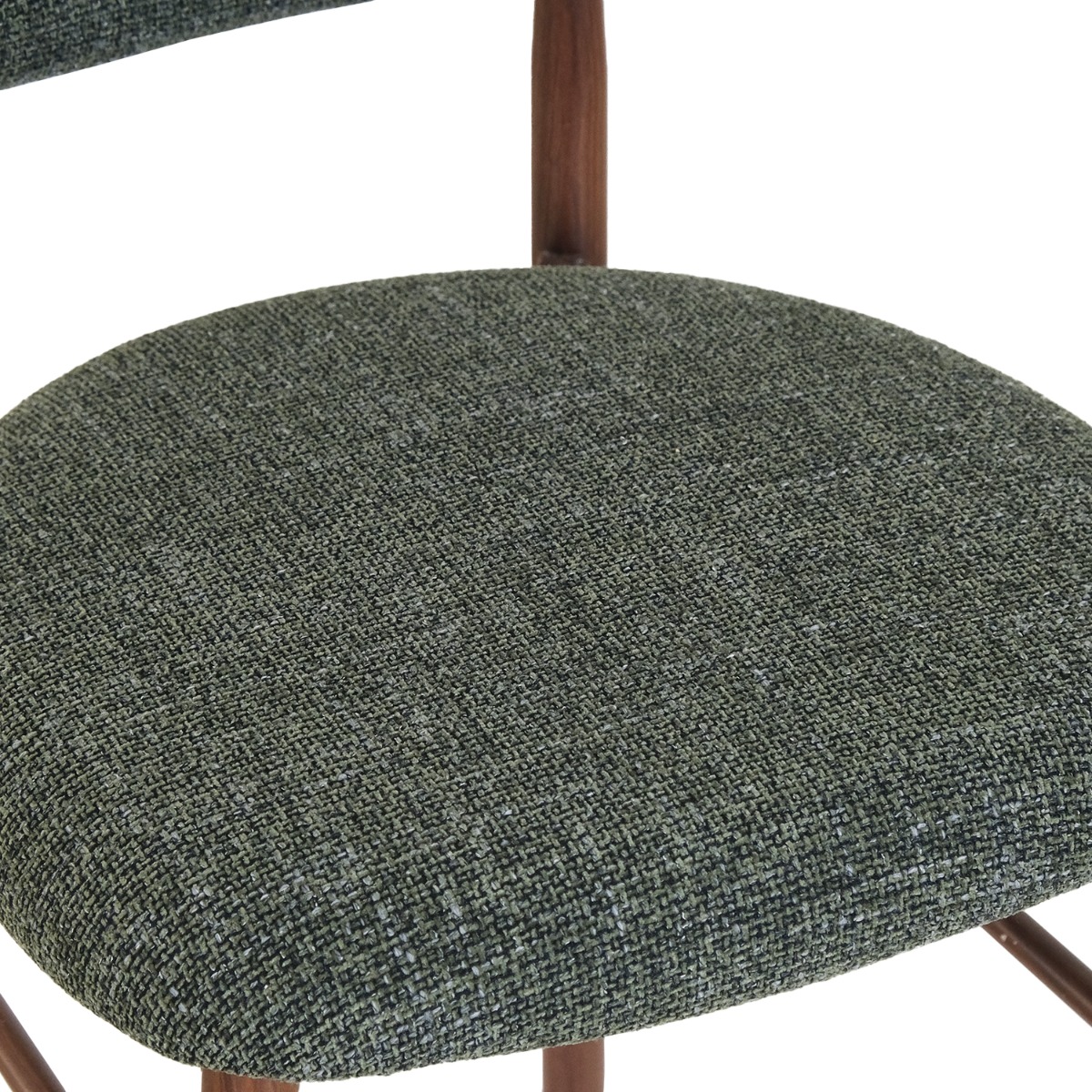 Bliss Walnut Bar Stool Forest Green