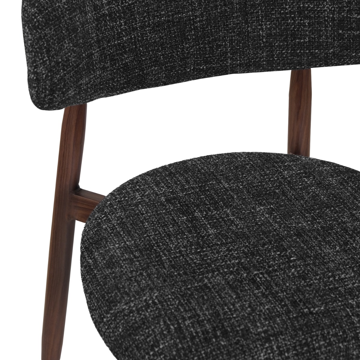 Bliss Walnut Dining Chair Charcoal