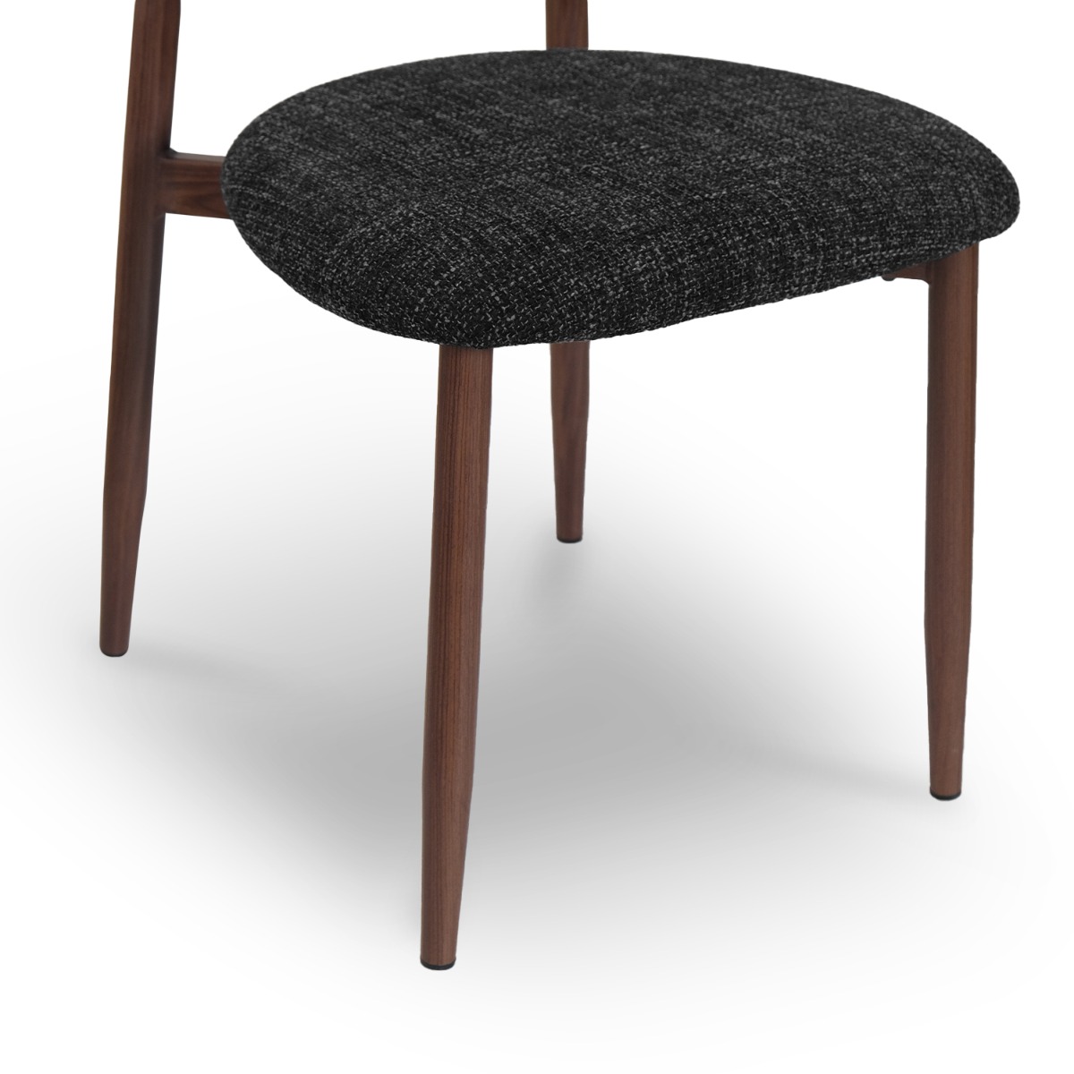 Bliss Walnut Dining Chair Charcoal