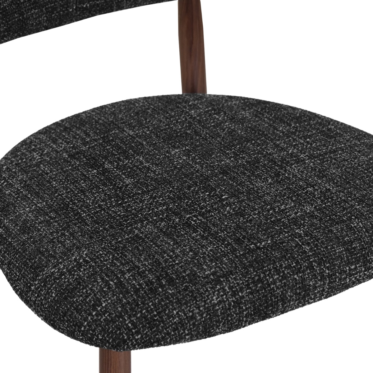 Bliss Walnut Dining Chair Charcoal