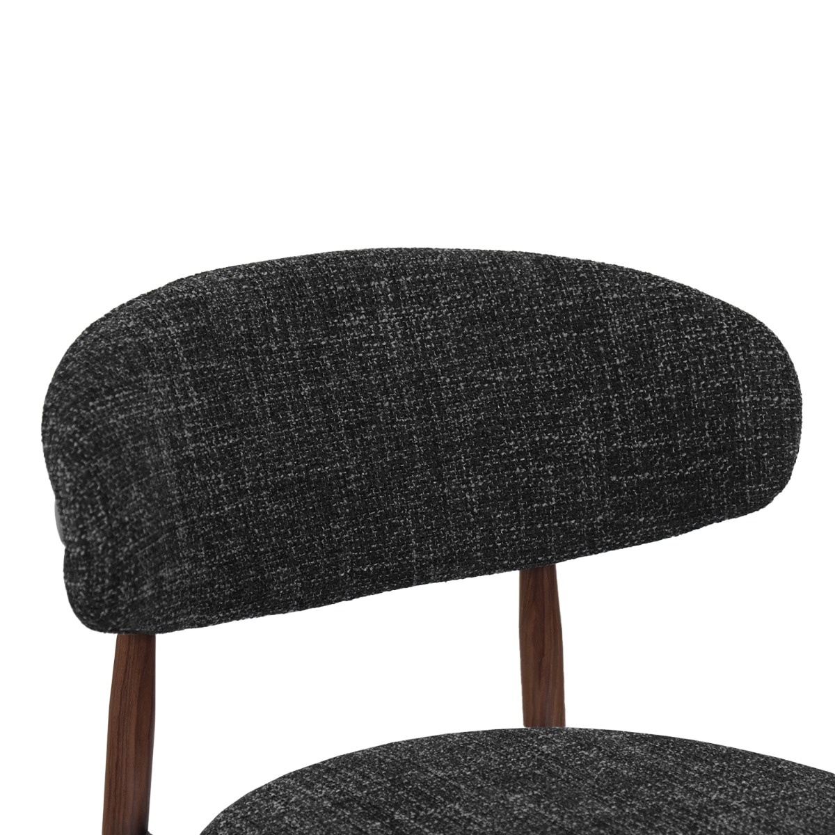 Bliss Walnut Dining Chair Charcoal
