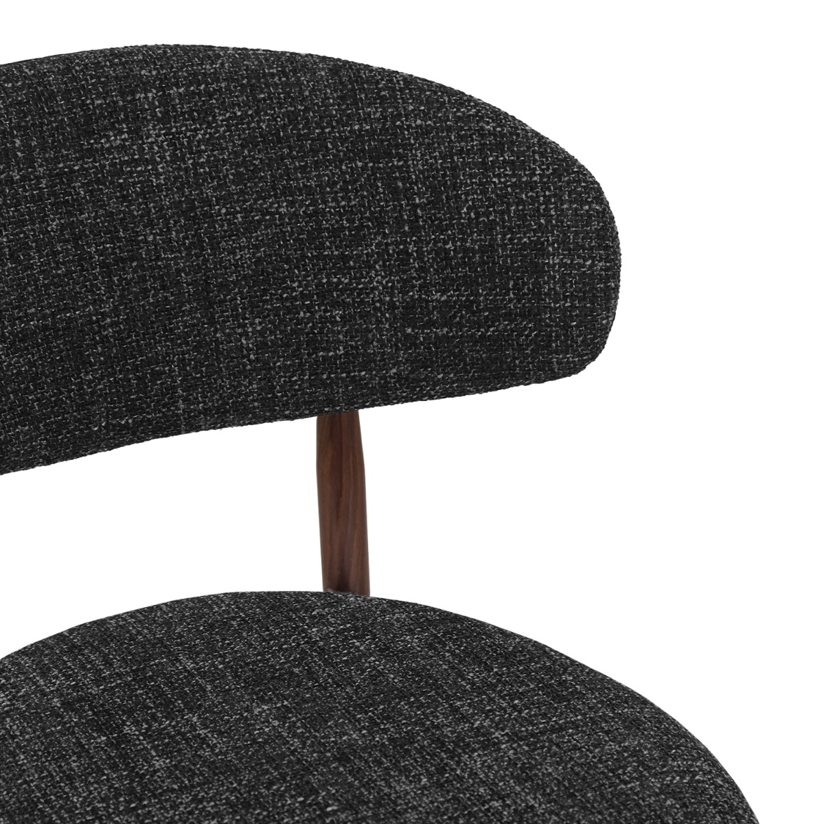 Bliss Walnut Dining Chair Charcoal