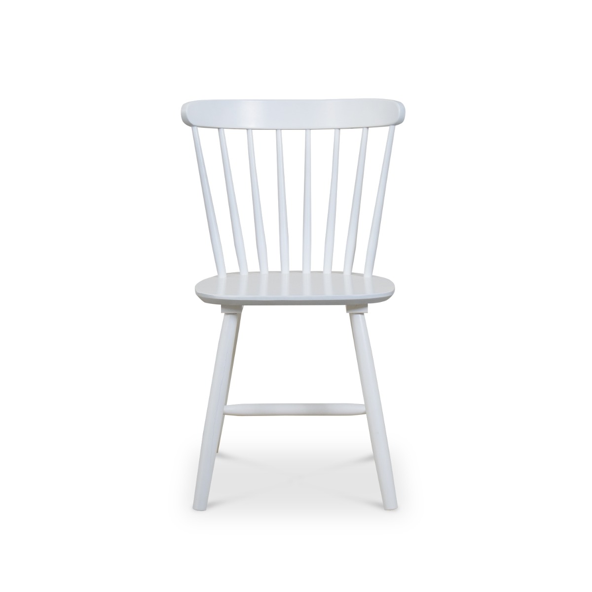 Brenna White Spindle Dining Chair
