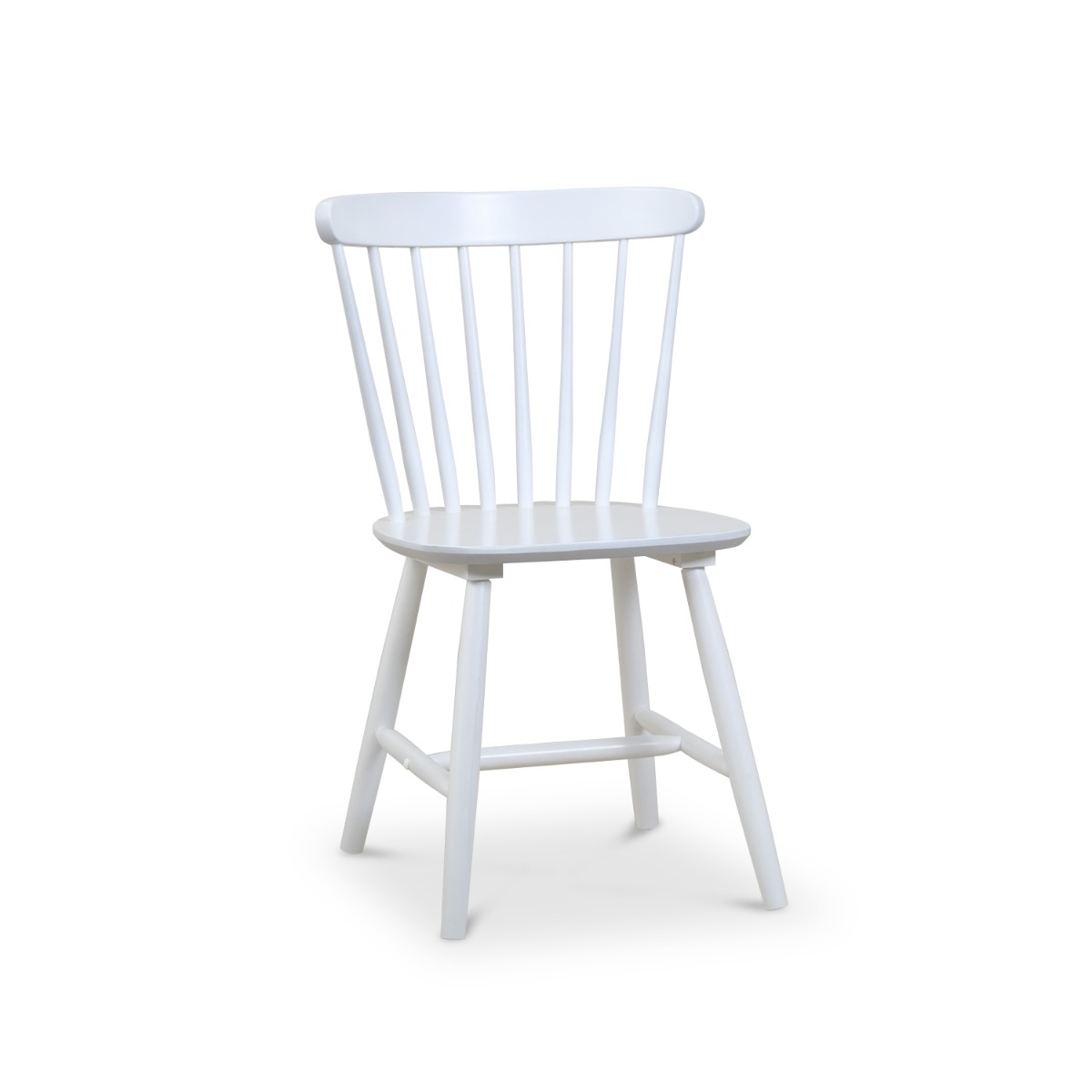 Brenna White Spindle Dining Chair