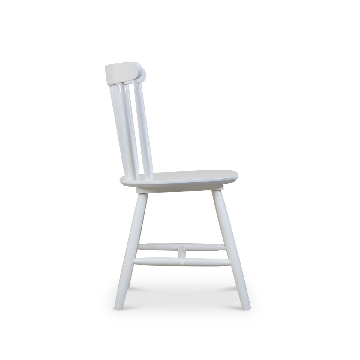 Brenna White Spindle Dining Chair