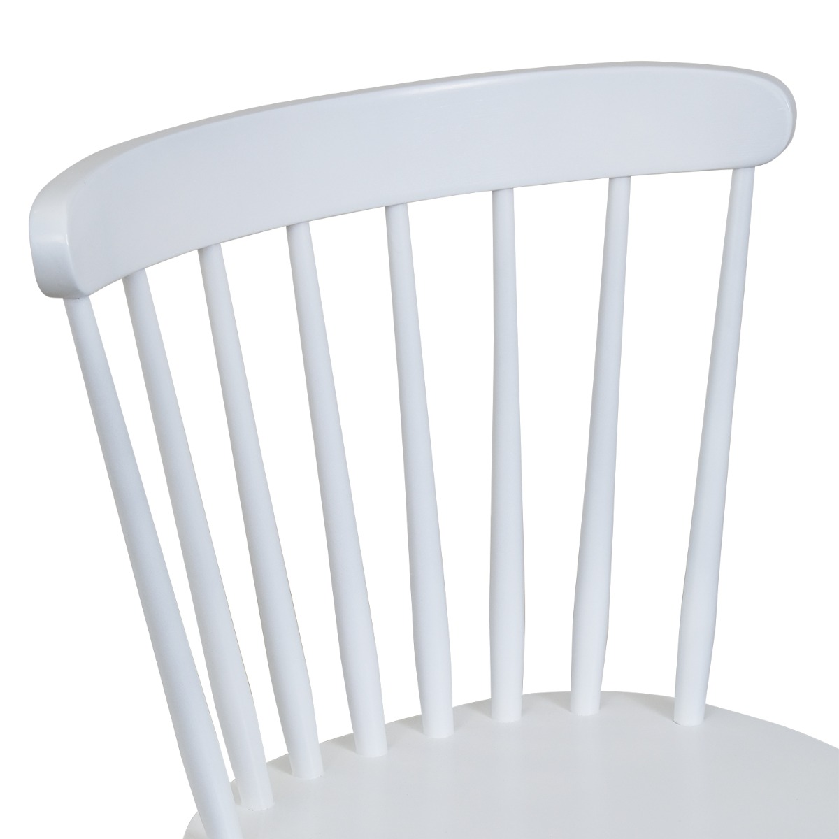 Brenna White Spindle Dining Chair