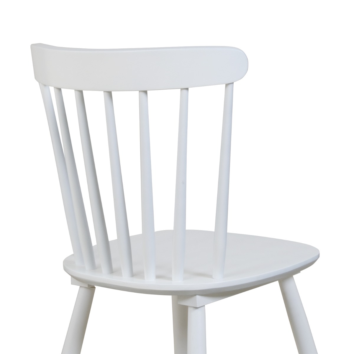 Brenna White Spindle Dining Chair