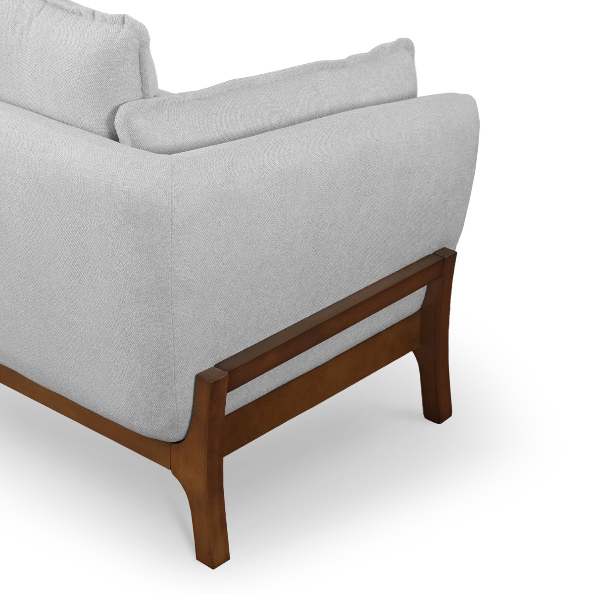 Brett Light Grey 3 Seater Sofa
