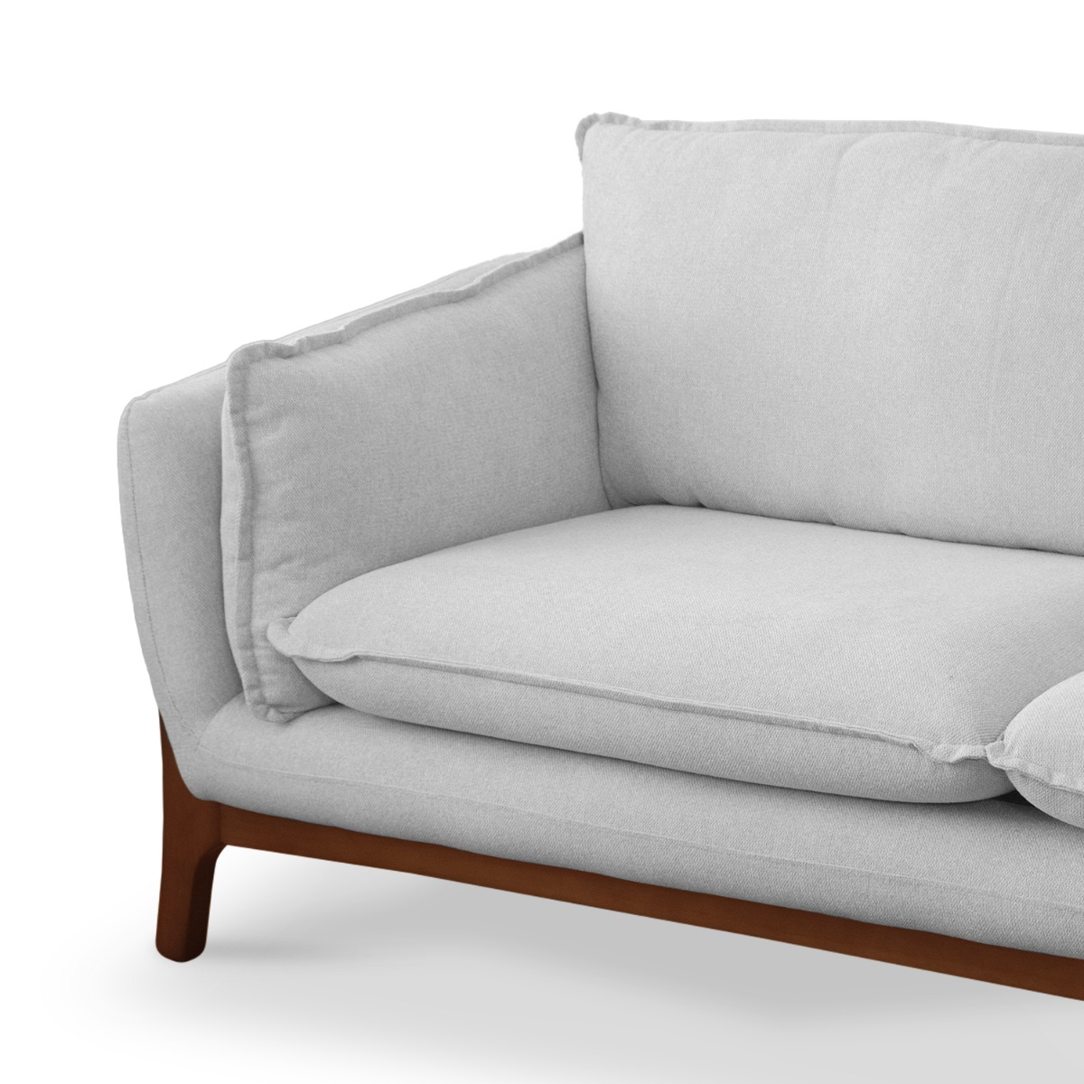 Brett Light Grey 3 Seater Sofa