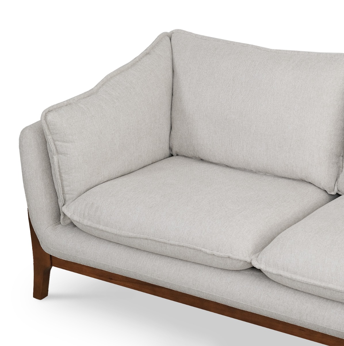 Brett Light Grey Left Sectional Sofa
