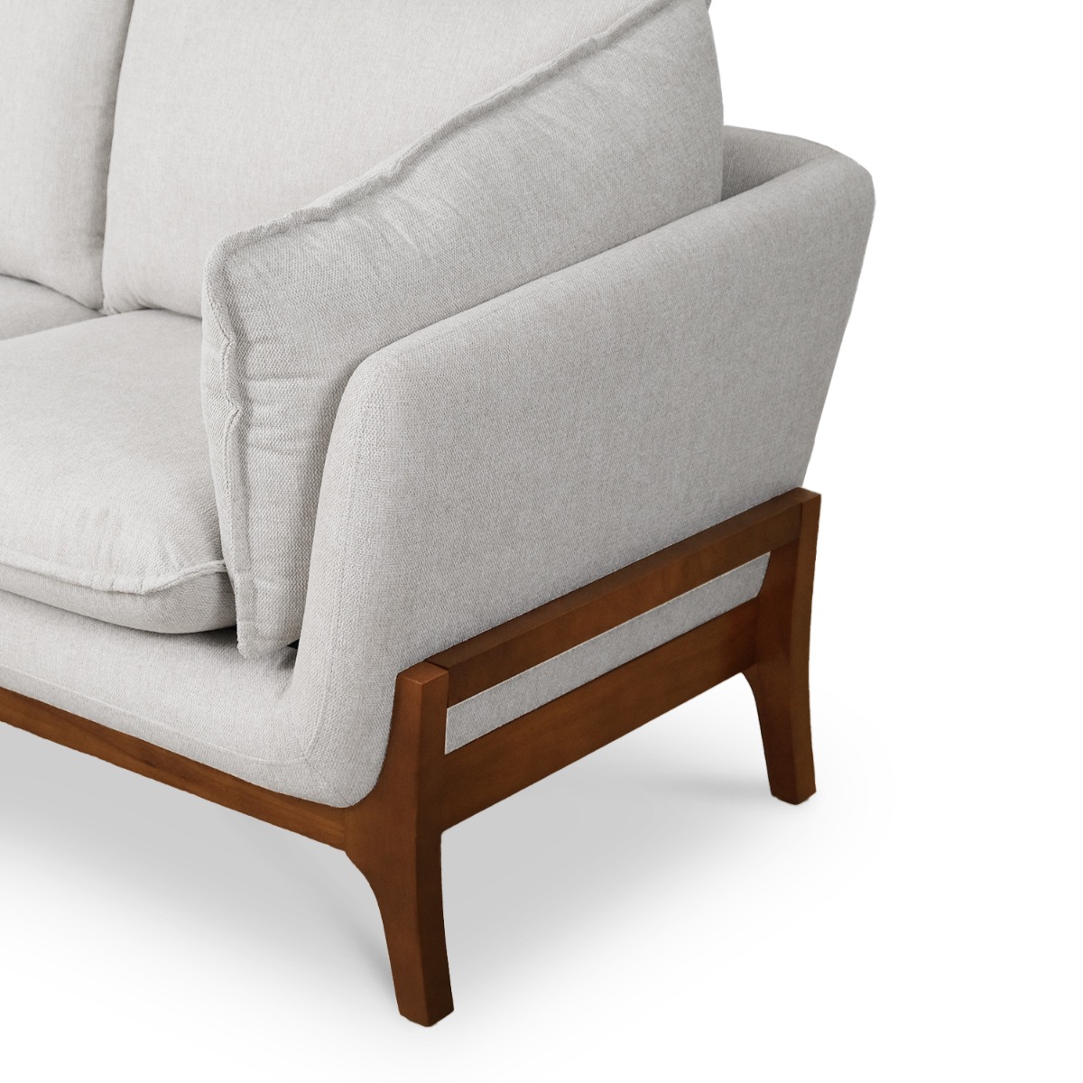Brett Light Grey Right Sectional Sofa