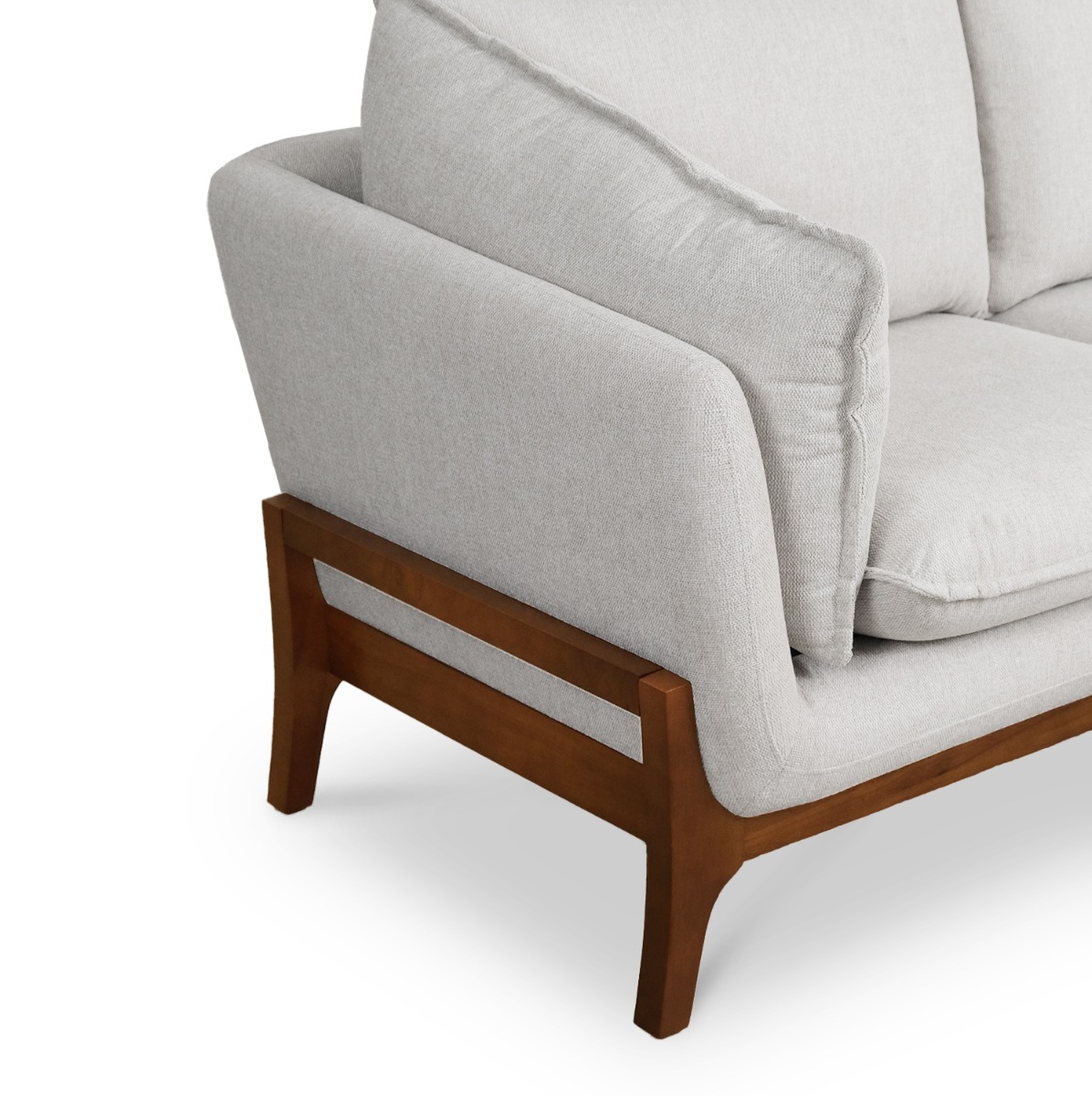 Brett Light Grey Left Sectional Sofa